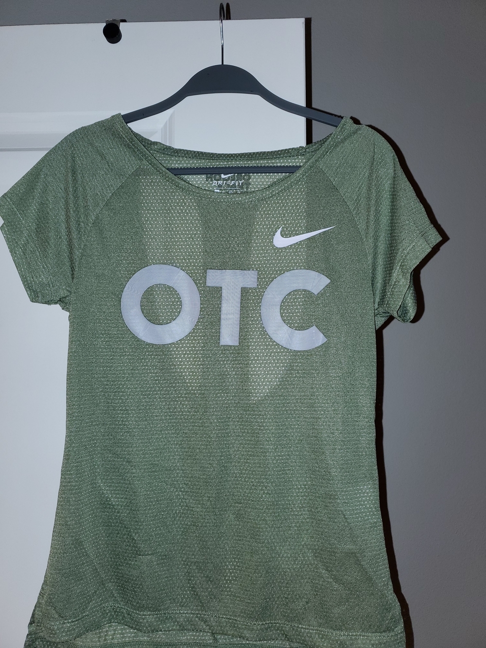 Nike Olive Green OTC Short Sleeve Performance Tee